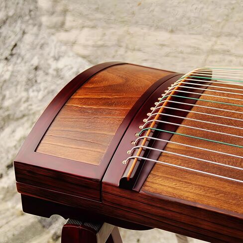 الصينية Zither ، Guzheng ، صينية صينية ، Gu Zheng ، خشب المسن يدويًا ، صوت حرفي 20 عامًا ، صوت طبيعي in Saudi Arabia