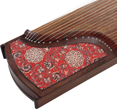 Chinese Zither, Guzheng, Chinese Instrument, Gu Zheng, Handcarved Aged Wood, 20-Yr Artisan Crafted, Natural Sound in Saudi Arabia