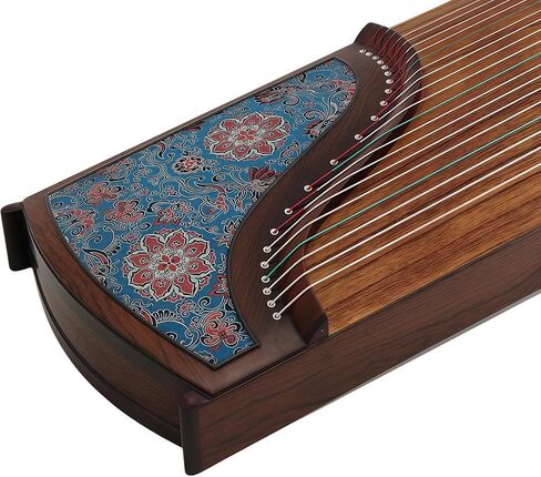 Chinese Zither, Guzheng, Chinese Instrument, Gu Zheng, Handcarved Aged Wood, 20-Yr Artisan Crafted, Natural Sound in Saudi Arabia