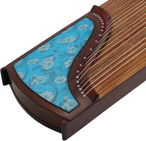 Chinese Zither, Guzheng, Chinese Instrument, Gu Zheng, Handcarved Aged Wood, 20-Yr Artisan Crafted, Natural Sound in Saudi Arabia