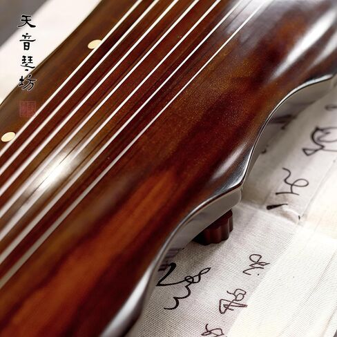 أداة الصينية Gu Qin ، أداة صينية ، Guqin ، Qin ، خشب المسن يدويًا ، صوت حرفي 20 عامًا ، صوت طبيعي in Saudi Arabia