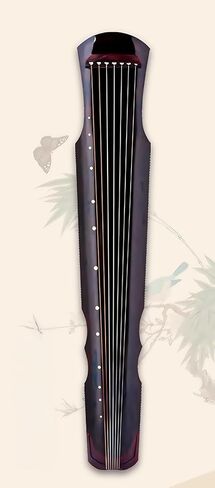 أداة الصينية Gu Qin ، أداة صينية ، Guqin ، Qin ، خشب المسن يدويًا ، صوت حرفي 20 عامًا ، صوت طبيعي in Saudi Arabia