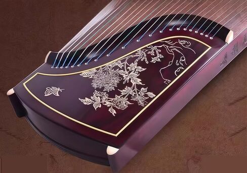 الصينية Zither ، Guzheng ، صينية صينية ، Gu Zheng ، خشب المسن يدويًا ، صوت حرفي 20 عامًا ، صوت طبيعي in Saudi Arabia