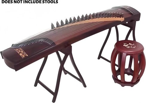 الصينية Zither ، Guzheng ، صينية صينية ، Gu Zheng ، خشب المسن يدويًا ، صوت حرفي 20 عامًا ، صوت طبيعي in Saudi Arabia