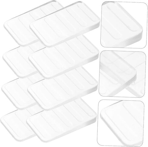 ARTIBETTER 8Pcs Transparent Furniture Leveling Shims Toilet Stabilizers for Uneven Surfaces for Cabinets and Tables Stackable Design for Custom Height in Saudi Arabia