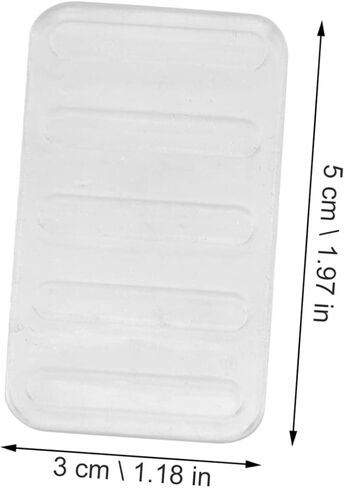 ARTIBETTER 8Pcs Transparent Furniture Leveling Shims Toilet Stabilizers for Uneven Surfaces for Cabinets and Tables Stackable Design for Custom Height in Saudi Arabia