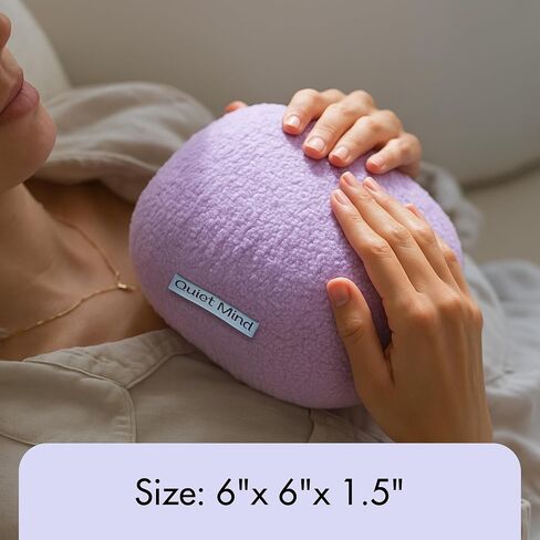 Quiet Mind 1.5 lb Weighted Stress Squeeze Ball – Soft Squishy Fidget Gadget for Adults – Help Relieve Stress, Anxiety, Tension - Promotes Focus, Clarity - Sensory Ball for Desk, Office, or Home Use in Saudi Arabia