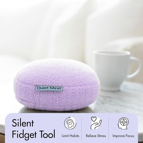 Quiet Mind 1.5 lb Weighted Stress Squeeze Ball – Soft Squishy Fidget Gadget for Adults – Help Relieve Stress, Anxiety, Tension - Promotes Focus, Clarity - Sensory Ball for Desk, Office, or Home Use in Saudi Arabia