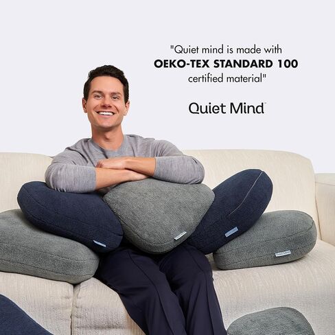 Quiet Mind 1.5 lb Weighted Stress Squeeze Ball – Soft Squishy Fidget Gadget for Adults – Help Relieve Stress, Anxiety, Tension - Promotes Focus, Clarity - Sensory Ball for Desk, Office, or Home Use in Saudi Arabia