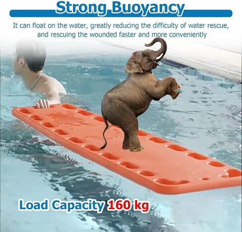 لوحة العمود الفقري الرياضي للطوارئ - نقالة تعويم خلفية محمولة مع الأشرطة ، ودعامة رئيس الوصل والرقبة - مثالية لإنقاذ المياه ونقل المريض in Saudi Arabia