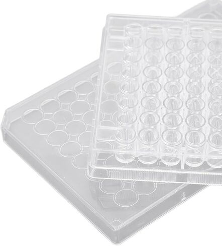 Anggrek الأنسجة ثقافة لوحة polystyrene خلايا النمو لوحة محكمة الإغلاق حزمة شفافة من 10 مع غطاء بلاستيكي لمختبر البحوث العلمية (أسفل على شكل U) in Saudi Arabia