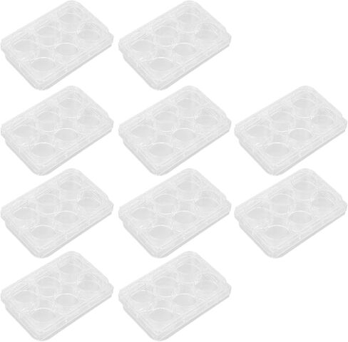 Bewinner Tissue Culture Plate, Uniform Thickness, Sturdy, Highly Transparent, Widely Used, 10 Piece Culture Plate with 10 Lids for Experiments (6 Holes) in Saudi Arabia