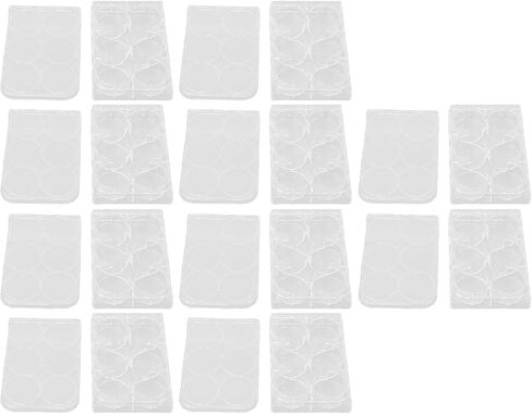 ANGGREK Culture Plate 10pcs Heavy Duty High Transparent Flat Bottom Culture Plate Durability Convenient Thickness Uniform for Experiments (12 Well) in Saudi Arabia
