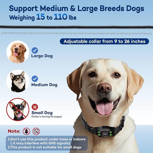 طوق السياج الكلب اللاسلكي GPS ، نظام سياج كهرباء غير مرئي مع وظيفة الذاكرة و 3 أوضاع تدريب ، IPX7 مقاوم للماء وإعادة الشحن مع إشارة الذكاء الذكاء ، دائرة نصف قطرها 25-999 ياردة in Kuwait