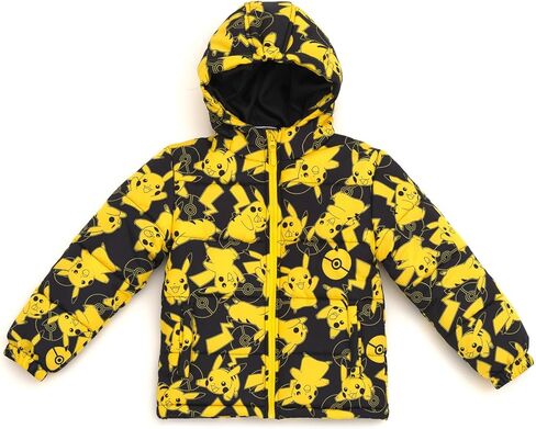 Pokemon Pikachu zip Up Winter Coat Buffer Jacket Jacket toddler to Big Kid Sister (4-14-16) in Kuwait