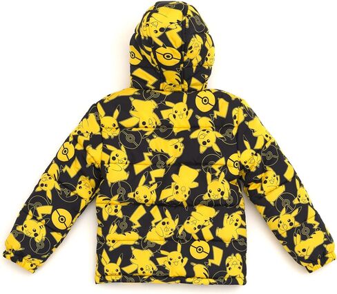 Pokemon Pikachu zip Up Winter Coat Buffer Jacket Jacket toddler to Big Kid Sister (4-14-16) in Kuwait