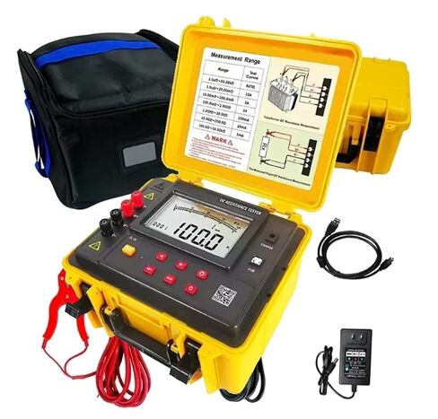 محول DC اختبار المقاومة محول اللف عداد المقاومة DC مع نطاق المقاومة 1.0UΩ ~ 50KΩ دقة اختبار 0.1UΩ واجهة USB 600 تخزين البيانات in Saudi Arabia
