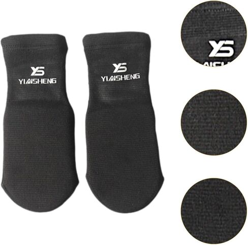 Muay Thai Ankle Support Wraps Ankle Brace Socks Training Gear Foot Guard Foot Braces Ankle Protector for Kickboxing Taekwondo, Black L in Saudi Arabia