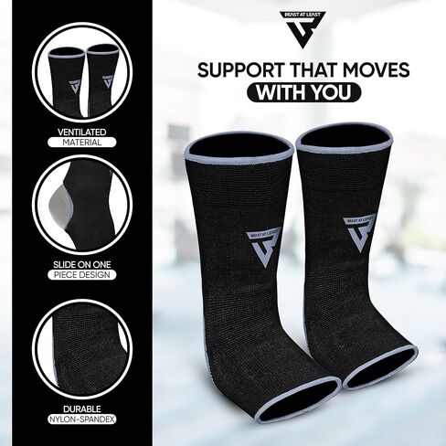 Muay Thai Thai Wrap for Martial Arts - معدات ملاكمة متينة وموثوقة للرجال والنساء - Wrap في الكاحل للملاكمة ، MMA & Combat Sports (White ، L/XL) in Kuwait