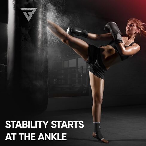 Muay Thai Thai Wrap for Martial Arts - معدات ملاكمة متينة وموثوقة للرجال والنساء - Wrap في الكاحل للملاكمة ، MMA & Combat Sports (White ، L/XL) in Kuwait