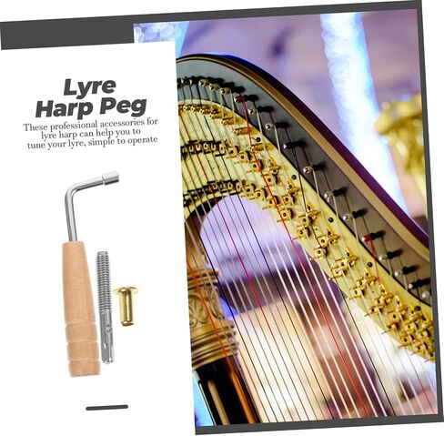 Laiya Piano String Harp Tuning Tool Lyre Harp String Accessory Lyre and Pegs in Saudi Arabia