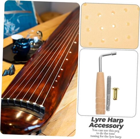 Laiya Piano String Harp Tuning Tool Lyre Harp String Accessory Lyre and Pegs in Saudi Arabia