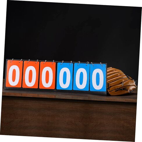 Multi-Function Tabletop Scoreboard Flipper 6-Character Portable Score Board for Basketball Football and Volleyball Games Foldable Design for Sports Competitions in Saudi Arabia