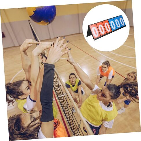 Multi-Function Tabletop Scoreboard Flipper 6-Character Portable Score Board for Basketball Football and Volleyball Games Foldable Design for Sports Competitions in Saudi Arabia