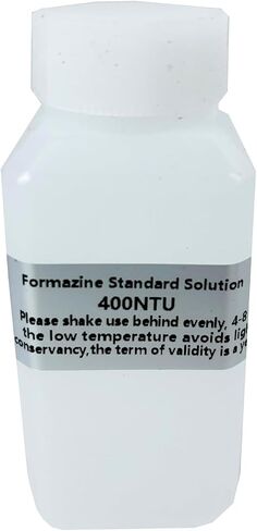 Turbidimeter Calibration 400NTU Formazine Standard Turbidity Solution Turbidity Calibration Standard 100ml Fast Delivery for Calibrating SGZ-200BS in Saudi Arabia