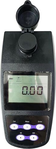 Digital Turbidity Meter Portable Turbidimeter Turbidity Analyzer with Calibration Standards Solution 0.02 10.00 200 500 1000 NTU 2 to 5 Points Calibration 4 Selectable Turbidity Units USB Interface in Saudi Arabia