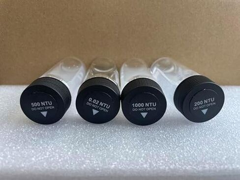 Turbidity Calibration Solution Kit with 4 PCS Solution Range 0.02NTU 200NTU 500NTU 1000NTU for TB200 Benchtop Turbidity Meter Test in Saudi Arabia