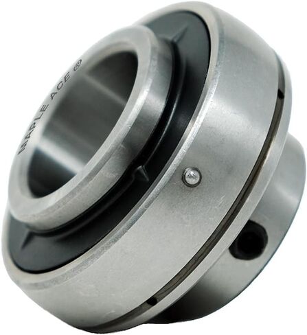 Maple Ace UC207-22 INSERT تحمل 1-3/8 "يتحمل ، OD كروي مع مسامير محددة وثقب التشحيم in Saudi Arabia