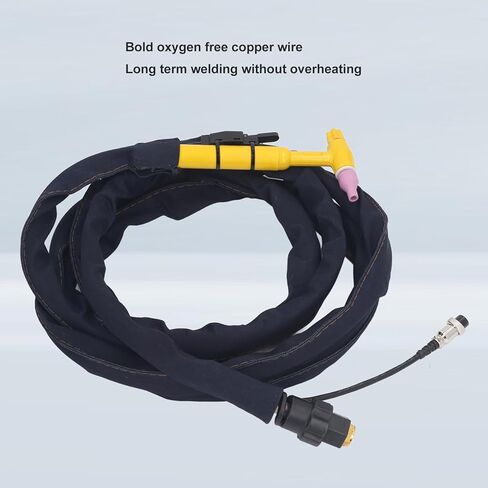 TIG TIG Torch QQ150A 4M TIG Torch Torch Kit Air Argon Argon Welding Torch مع غطاء قماش أنبوب السيليكون in Kuwait