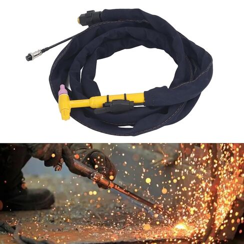 TIG TIG Torch QQ150A 4M TIG Torch Torch Kit Air Argon Argon Welding Torch مع غطاء قماش أنبوب السيليكون in Kuwait