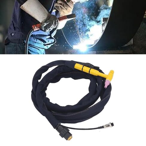 TIG TIG Torch QQ150A 4M TIG Torch Torch Kit Air Argon Argon Welding Torch مع غطاء قماش أنبوب السيليكون in Kuwait