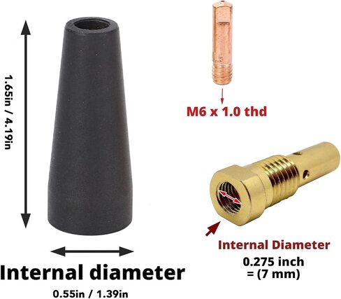 طرف الفوهة الطرف الطرف 15 قطعة إكسسوارات لحام طقم PTFE فوهات الغاز النحاسية الناشئة النحاسية 9 ملم نصائح كهربائية نحاسية من أجل القرن FC90 80GL in Saudi Arabia