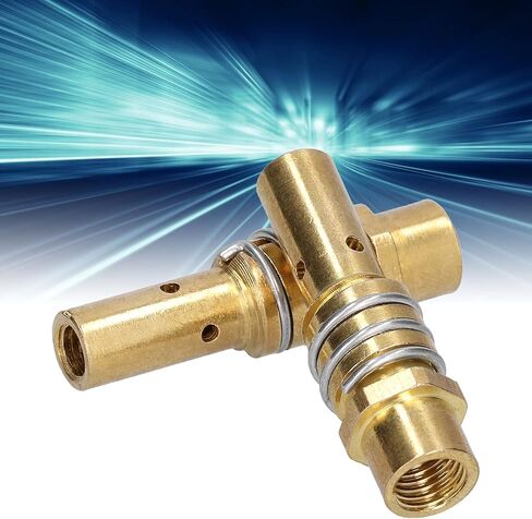 20Pcs Welding Torch Nozzle Tip Holder Gas Diffuser for MIG MAG Guns Female Thread 15AK Made of Brass Highly High Temp Excellent Conductivity Easy Installation 42mm Length in Saudi Arabia