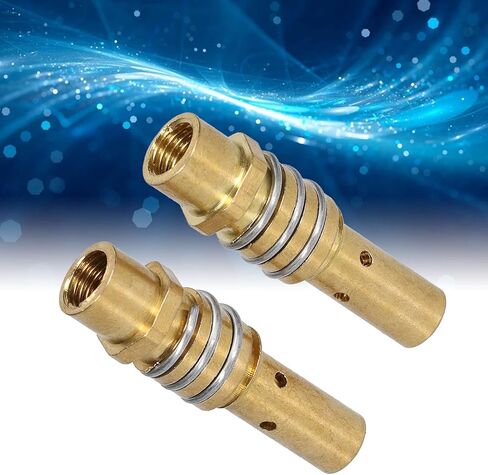 20Pcs Welding Torch Nozzle Tip Holder Gas Diffuser for MIG MAG Guns Female Thread 15AK Made of Brass Highly High Temp Excellent Conductivity Easy Installation 42mm Length in Saudi Arabia