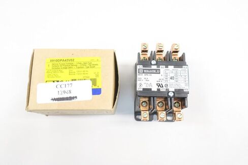 Square D 8910DPA43V02 الموصل 40A 120V-AC 20HP SER B D585396 in Saudi Arabia