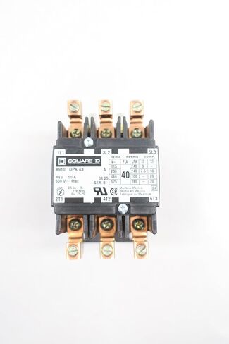 Square D 8910DPA43V02 الموصل 40A 120V-AC 20HP SER B D585396 in Saudi Arabia
