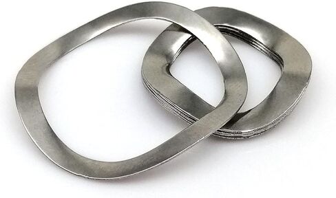 Wave Crinkle Spring Washers, 50pc M3 M4 M5 M6 M8 M10 M12 M14 M16 M19 M22 M25 304 Stainless Steel Three Wave Type Spring Washer Gasket for Bearing Shafts(M19x25x0.3) in Saudi Arabia