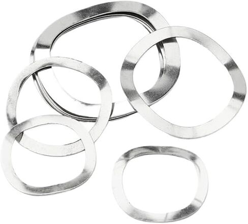 Wave Crinkle Spring Washers, 5-100PCS 304 Stainless Steel Three Wave Washers Spring Washer M3 M4 M5 M6 M8 M10 M12 M14 M16 M19 M23 M25 M27 M31 M39 M41(M31X39X0.4mm(10PCS)) in Saudi Arabia