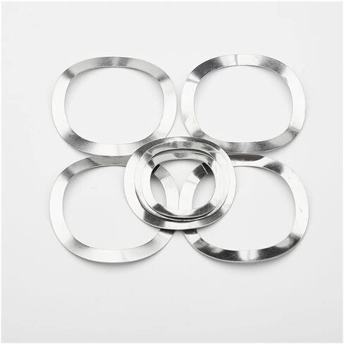 Wave Crinkle Spring Washers, 5-100PCS 304 Stainless Steel Three Wave Washers Spring Washer M3 M4 M5 M6 M8 M10 M12 M14 M16 M19 M23 M25 M27 M31 M39 M41(M31X39X0.4mm(10PCS)) in Saudi Arabia