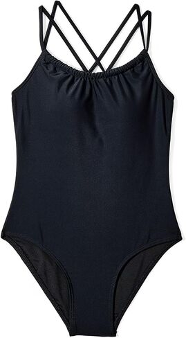 Zando Girls One Piece Swimsuit for Girl Kids 8-14 Years Old Cross Backless Swim Suit UPF 50 Swimwear Bathing Suit in Saudi Arabia