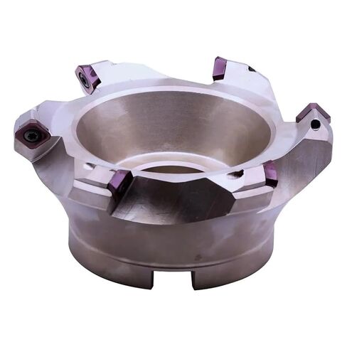 KM12R50-22-4T أربعة SEKT1204 Carbide إدراج Carbide مزدهرات التغذية السريعة الطحن الطحن طحن الطحن الوجه القاطع 1pcs (KM12R63-22-4T) in Kuwait