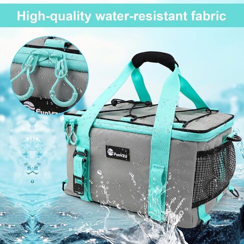 Paddle Board Cooler, Waterproof SUP Cooler Bag with TPU Zipper, Durable PVC Material, 26L Capacity Fits 42 Cans, Paddle Board Accessories for Stand-Up Paddleboard, Beach, Camping, Kayaking in Kuwait