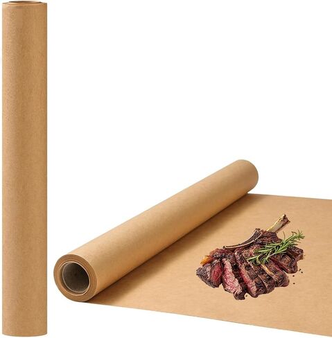 Brown Butcher Paper Roll 24'' x 100' Unwaxed Large Kraft Butcher Paper Roll for Wrapping Smoking Meat Smoker BBQ Grilling in Saudi Arabia