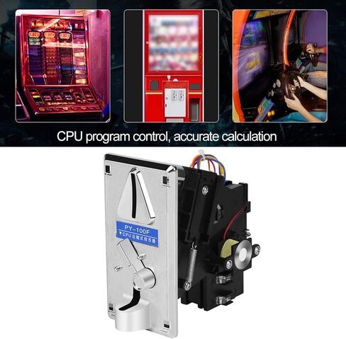 Selector CPU Acceptor, Validator Vending Machine Part CPU Program Control, Games Accessories High Accuracy Selector for Game Kit in Saudi Arabia