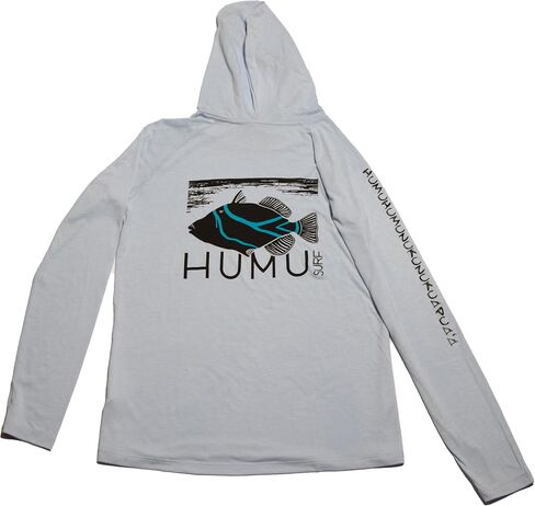Humu Surf Bamboo Hoodie خفيفة الوزن - نساء - Slate Ultra Soft ، خفيفة الوزن ، UPF 50+ حماية من أشعة الشمس ، والأنشطة الخارجية in Saudi Arabia