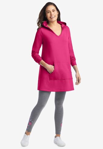 Woman Within Plus Size Pocket Hoodie Sweatshirt in Saudi Arabia